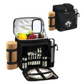 London Picnic Cooler for Two with Vacuum Flask and Blanket